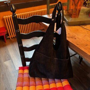 Free People Oversized Paris Tote ~ BLACK  New with Tags